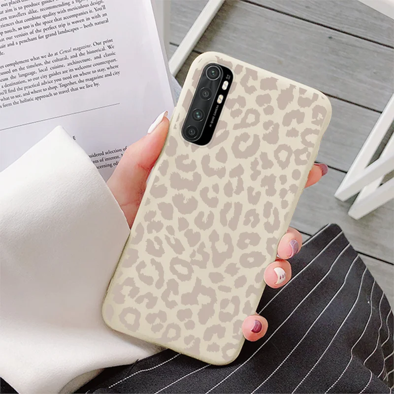 For Xiaomi Mi Note 10 Lite Case 6.47" Soft Silicone Back Cover For Mi Note10Lite MiNote10Lite Flower Dinosaur Protective Bumper samsung flip cover Cases & Covers