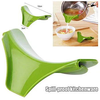 

25# Practical Kitchenware Silicone Pour Soup Anti-Spill Deflector Soup Funnel Splash proof tool Kitchen Accessories