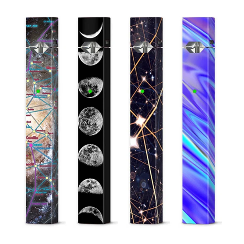 

New Arrival 2019 Stylish Sticker Skin Wraps Paper Cover Sticker Electronic Cigarette Skin For Juul