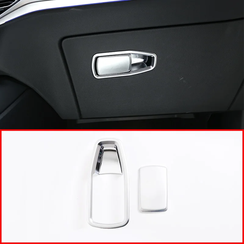 Для BMW 3 серии G20 G28 2020 интерьер автомобиля ABS Co-пилотная перчатка Box крышка ручки