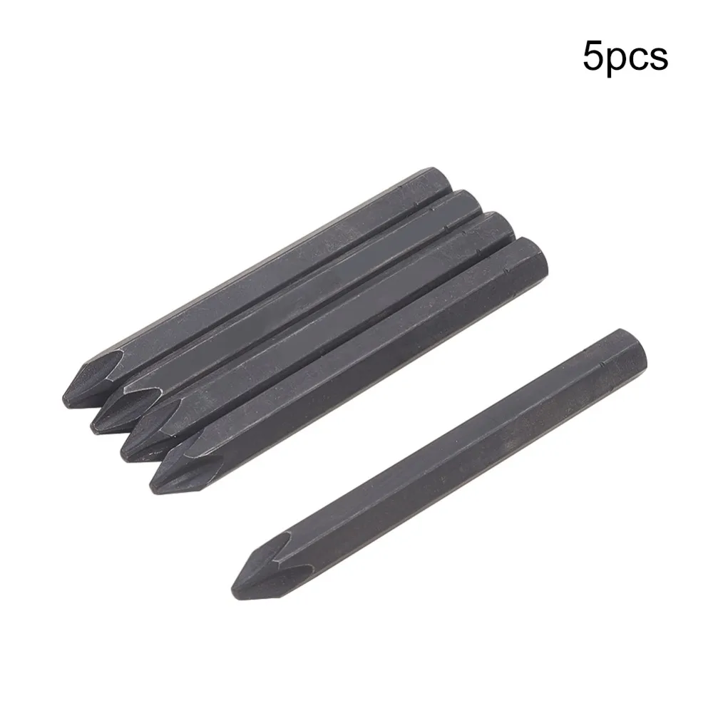 5/10 шт. PH1 PH2 PH3 Магнитная отвертка Philips bits S2 80 мм Длина диаметр: 8 мм шестигранный хвостовик перекрестные головка диска немного партия ручной инструмент