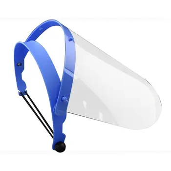 

Head-mounted Adjustable Plastic Protective Mask Face Hood Dustproof Waterproof Men Women Face Cover for Outdoor & Travel