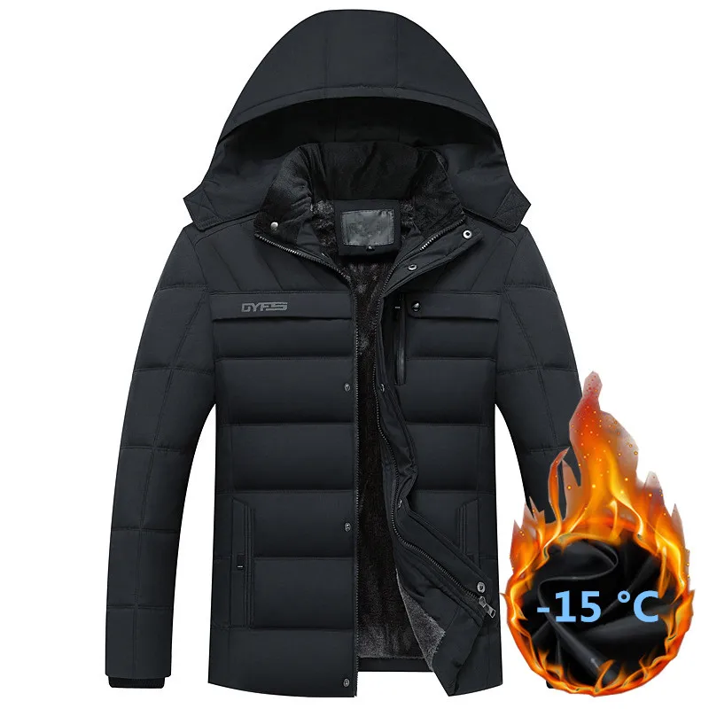2020 Winter Jacket Men Thicken Warm Men Parkas Hooded Coat Fleece Man's Jackets Outwear Windproof Down Parka -20 Degrees Celsius 2020 Winter Jacket Men Thicken Warm Men Parkas Hooded Coat Fleece Man's Jackets Outwear Windproof Down Parka -20 Degrees Celsius