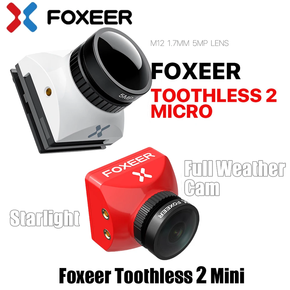 Камера Foxeer Mini/Micro CMOS 1/2/1 7 мм 1200TVL PAL/NTSC 4:3/16:9 FPV с OSD 4 6-20 в для дрона квадрокоптера