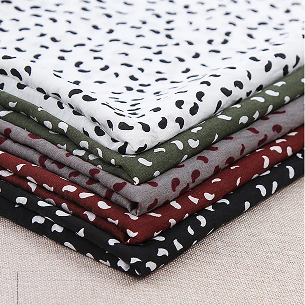 Lychee Life 50x140 см Ткань с цветочным принтом модные красочные ткани Ручное шитье для поделок одежда поставки украшения