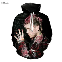 Новинка, популярный рэпер Lil Peep, мужская и женская толстовка, 3D принт, длинный рукав, толстовка с капюшоном, в стиле хип-хоп, уличная одежда, повседневные, парные Топы