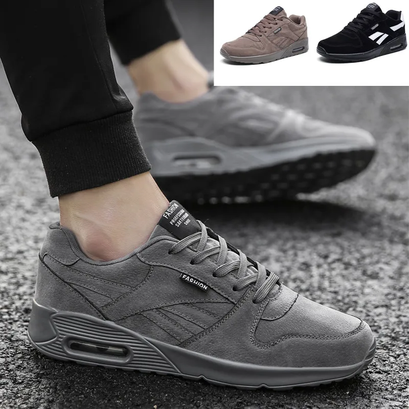 

Mens Tennis Shoes Casual Sneakers Air Cushioning Walking Shoes Comfortable Anti-Skidding Outdoor Jogging Footwear