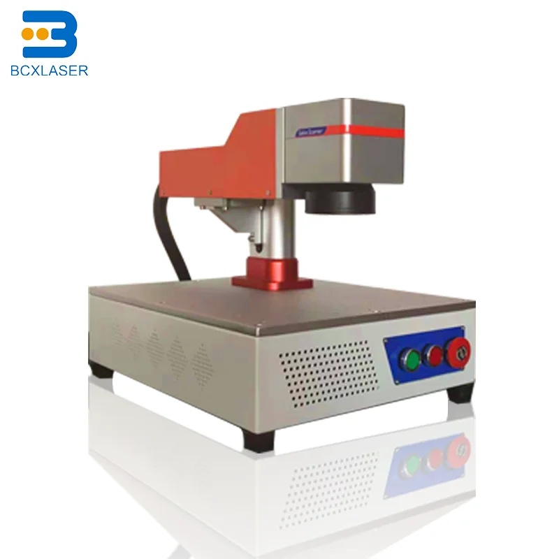  Metal Engraving Optical Fiber Laser Marking Machine With Computer