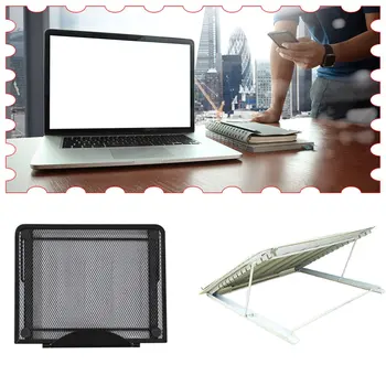 

1 Pcs Laptop Bracket Six-Position Adjustable Adjustable Cooling Folding Floor Creative Frame Iron Bracket