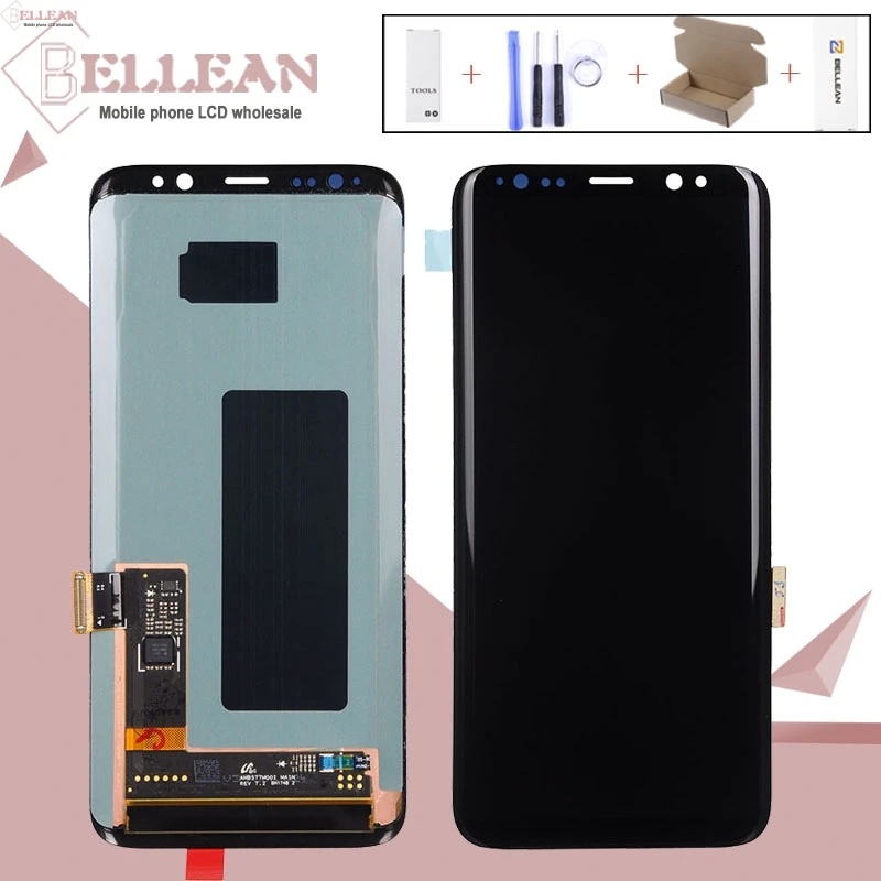 

Promotion Catteny 5.8inch For Samsung S8 Lcd G950 G950F Display With Touch Screen Digitizer Assembly S8 Display Free Shipping