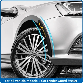 

AutomobileStyling Bumper Protector Car Anti Collision Fender Flares Edge Guard Rubber Sticker Mouldings decorative strip