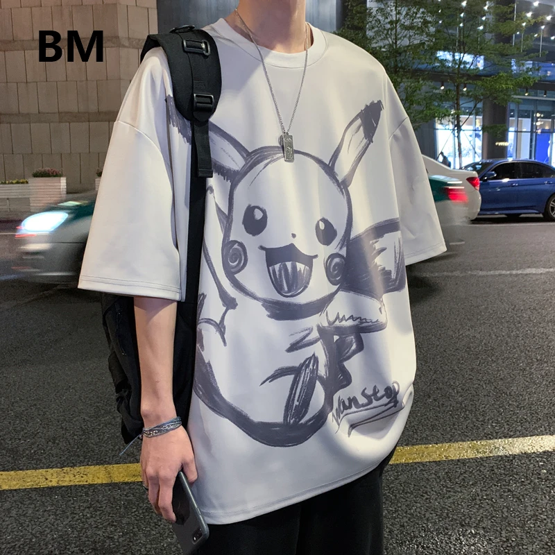 ファッションオルtシャツ男性服ストリートヒップホップトップスポケモンピカチュウ特大tシャツ男性韓国スタイルのカップルの服 Aliexpress メンズ服 ファッションオルtシャツ男性服ストリートヒップホップトップスポケモンピカチュウ特大tシャツ男性韓国スタイルのカップルの服 Aliexpress メンズ服