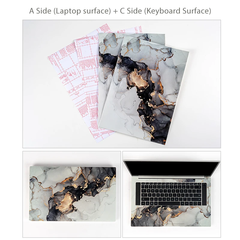Sea wave/marble Laptop Skin Laptop Sticker Decal 12 13 14 15.6 17 Inch for Lenovo/dell/HP/ASUS/xiaomi AIR 13.3/Macbook