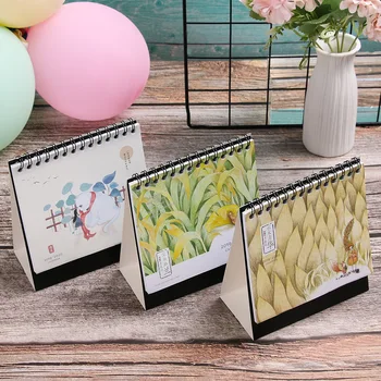 

10 styles Succulent Plants Cactus 2020 Desktop Coil Paper Calendar Memo Daily Schedule Planner Yearly Agenda Organizer