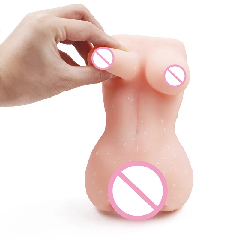 Male Masturbator Soft TPE Vagina Anal Realistic Masturbation Cup Breast 3D Doll Oral Sex Masturbation Erotic Sex Toys For Men