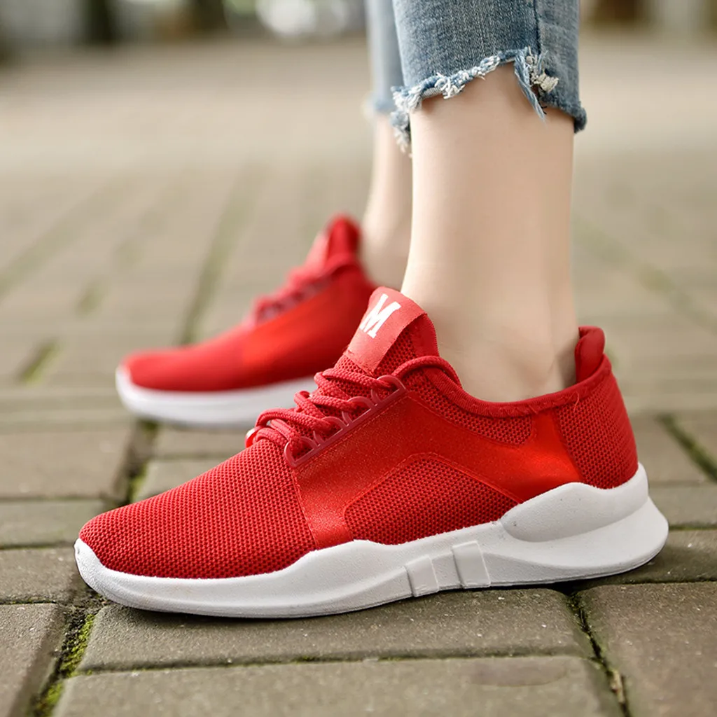 

Sports Shoes Female Spring And Autumn Flat Low Shoes Breathable Shoes 2019 Casual Shoes Male Footwear