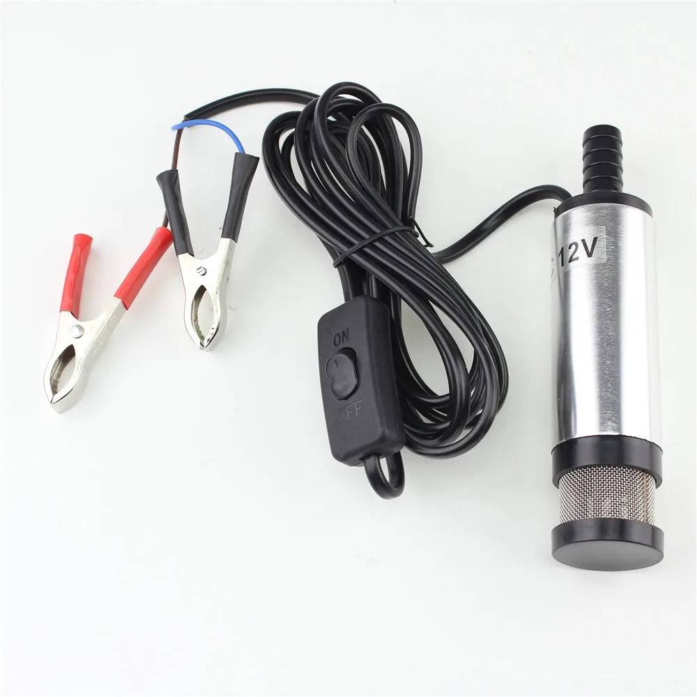 

Acheheng Portable 12v DC Electric Submersible Pump / 38mm For Pumps Diesel Oil Water Aluminum Alloy Shell 12L / min