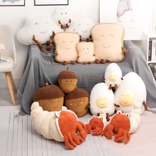

Happy Animals Dolls Family Hermit Crab Egg Cloud Chestnut Sop Stuffed Plush Toy Decor Prop Drop Shipping HANMOLF