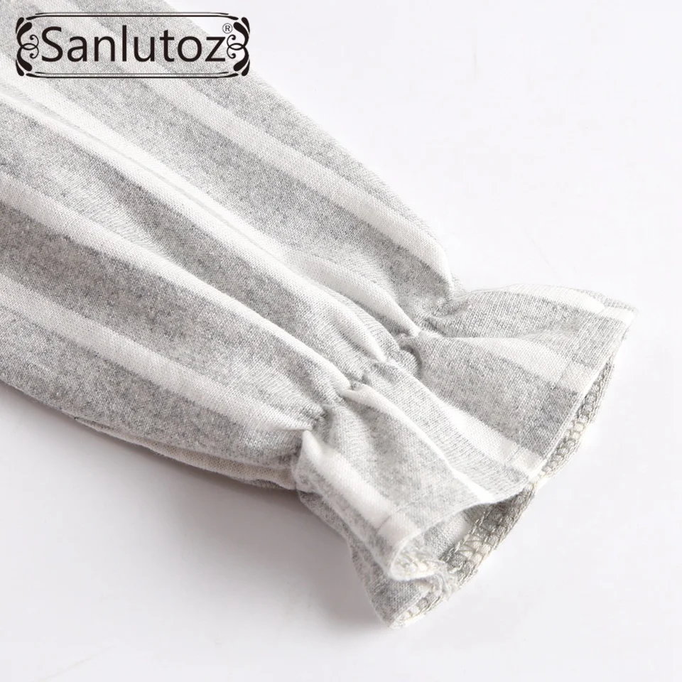 Sanlutoz/боди с героями мультфильмов для младенцев; милая хлопковая одежда для малышей; боди для новорожденных девочек; модная зимняя одежда