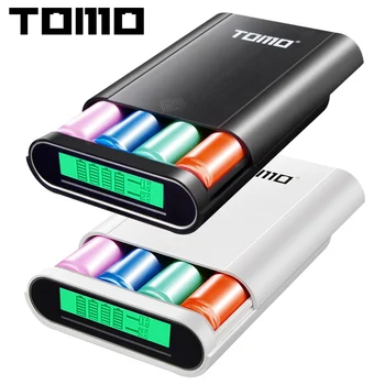 

Portable USB Battery Charger LCD Smart DIY Mobile Power Bank Case Support 4 x 18650 Batteries and Dual Outputs for Smartphone