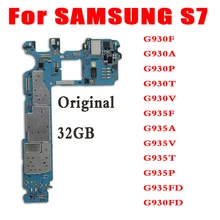 32GB ROM para Samsung Galaxy S7 G930F G930A G930P G930T G930V G930FD G935F G935A G935P G935T G935V G935FD placa base versión UE