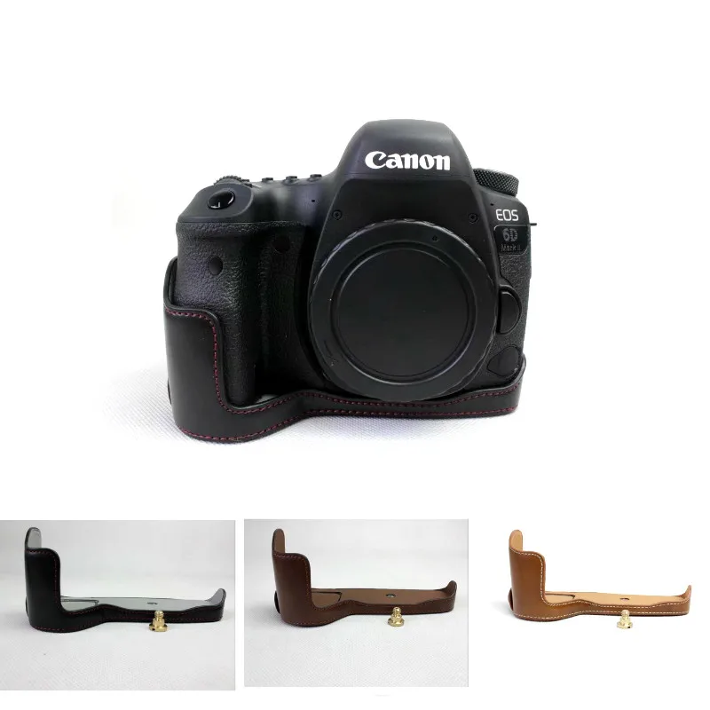 Чехол для камеры из ПУ кожи съемный чехол Canon 6D Mark II | Электроника