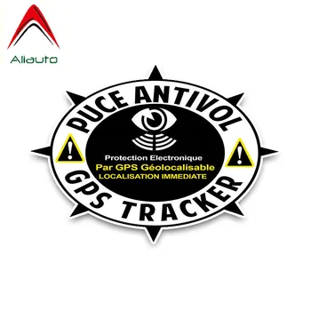 

Aliauto Puce Antivol GPS Tracker Decals PVC Active Noticeable Car Sticker Automobile Motorcycles Accessories,12cm*9cm