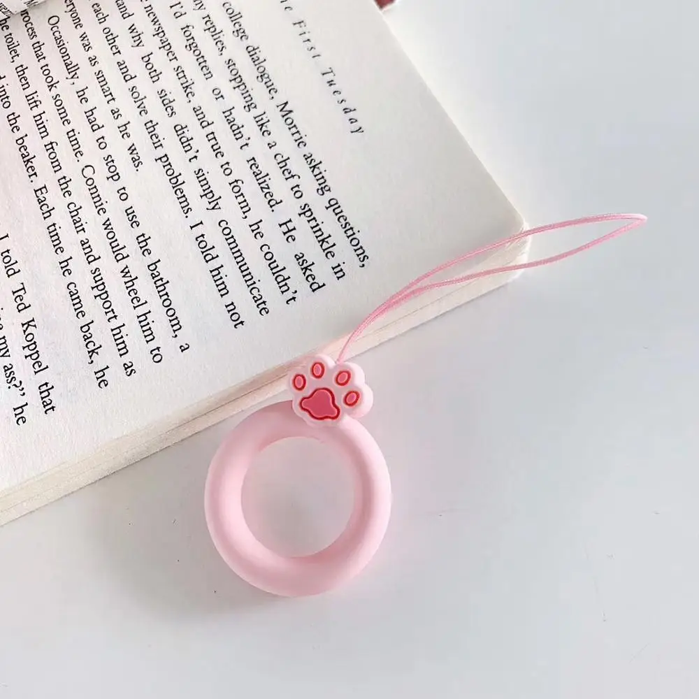 A18 Милые аксессуары для airpods, кольцо на палец, ремешок, забавный мультяшный, универсальный, для iPhone, мобильный телефон, веревка, ремешок, анти-капля - Цвет: A18
