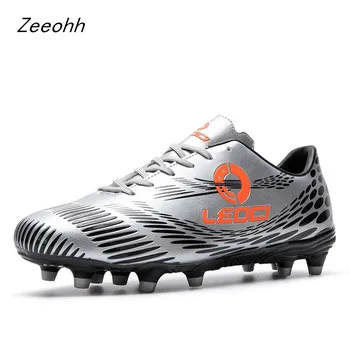 

Adult Kids Breathable High Quality Sneakers Men Chuteira Futebol Soccer Shoes Superfly Original Long Spike Football Boots