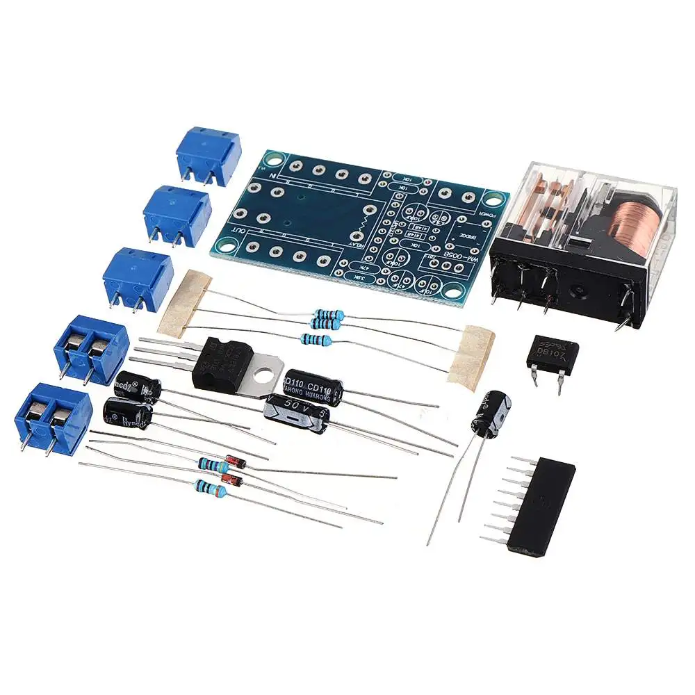 CLAITE 12-24 В UPC1237 DIY Lound Динамик Защита доска комплект задержка загрузки DC монитор