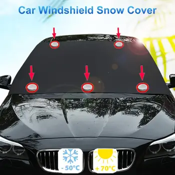 

Universal Snow Cover Sunshade Car Ice Removal Wiper Sun Visor Weather Resistant Sun Shade Windshield Car Window Sunshade