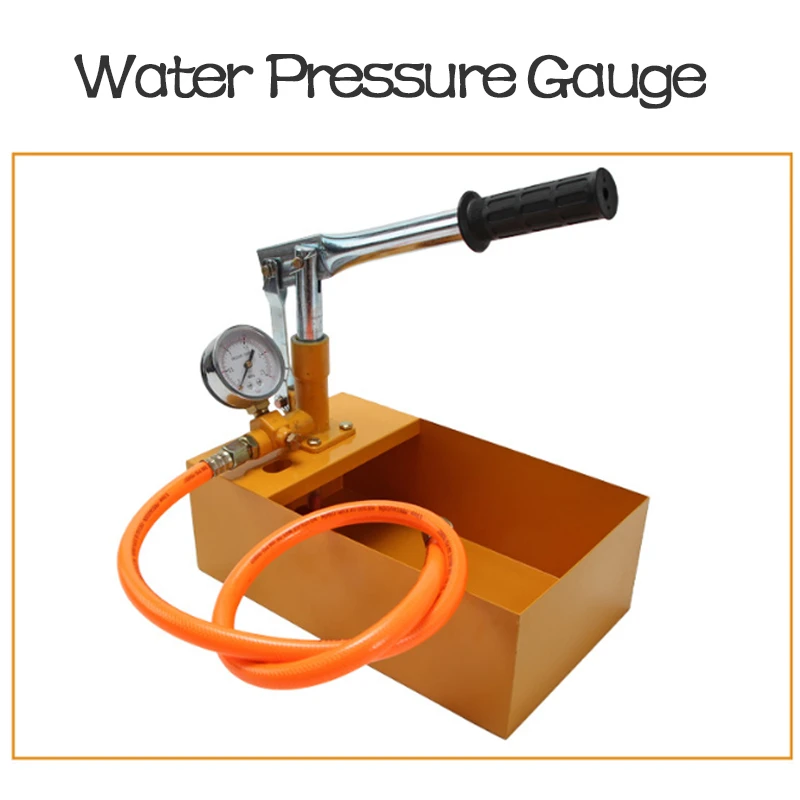 Pressure Gauges 2.5MPa 25KG Water pressure gauge manometer Manual Hydraulic Test Pressure Tester