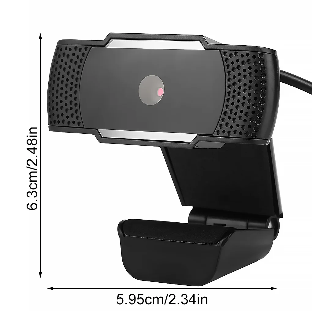 Webcam para Reunião de Rede Chamada de Vídeo Web para Computador Usb com Microfone Câmera Portátil Grau Ajustável Webcam hd Usb2.0 8 Webcam hd usb2.0 com microfone, câmera para