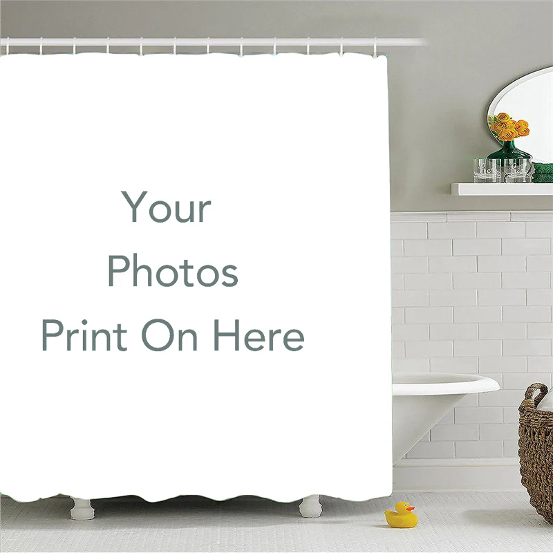 

Customized Shower Curtains Custom Design Printed Shower Curtains Bathroom Waterproof Polyester Shower Curtain Bathroom Products