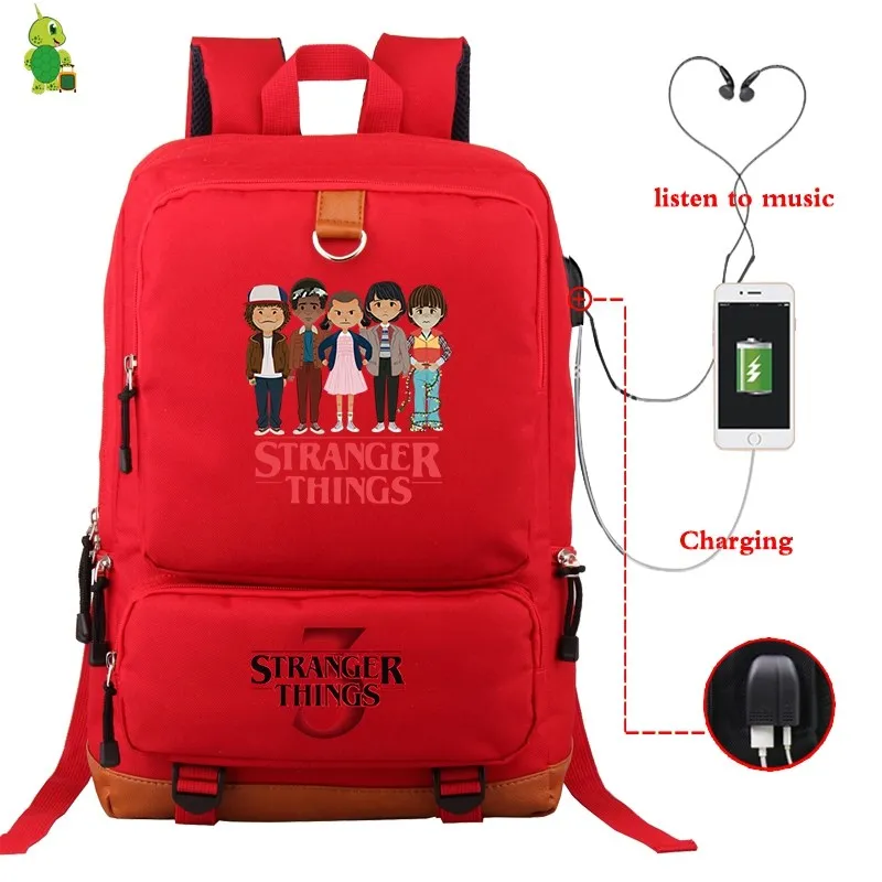 16 Mochila странные вещи рюкзаки мужские женские рюкзак USB зарядка путешествия ноутбук рюкзак большие школьные сумки для подростков мальчиков девочек - Цвет: 16