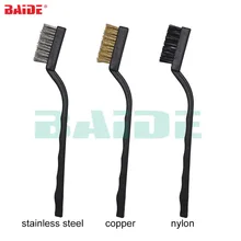 170 мм из нержавеющей стали удалить щетки для ржавчины Медь очистки полировки деталей Металлические кисти инструменты для очистки промышленная нейлоновая зубная щетка