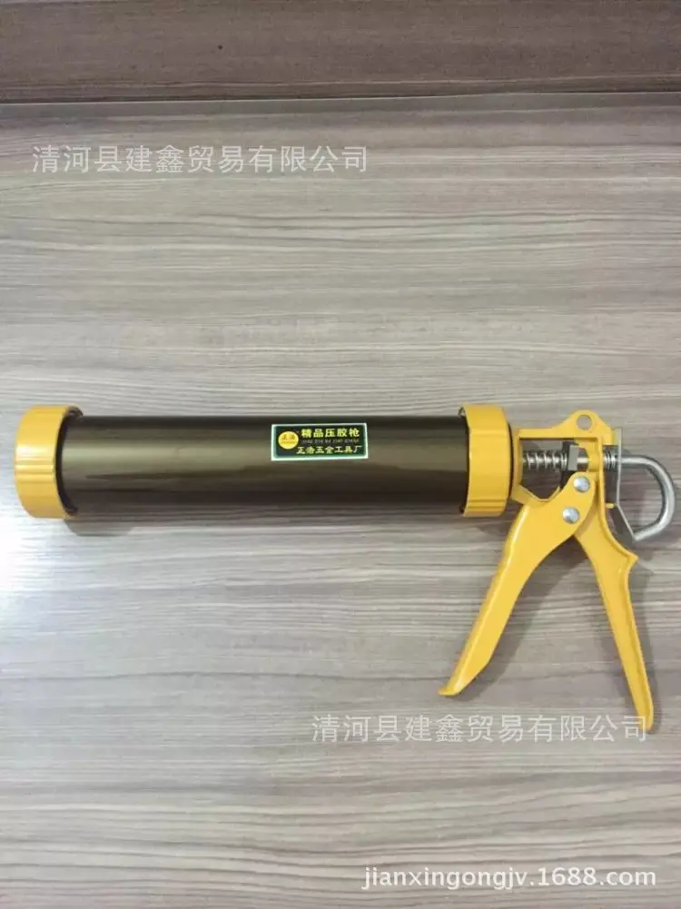 

Xin Jian Universal Silicon Sealant Gun Glue Gun Gluing Gun Adhesive Extruder Silica Gel Gun Manual Genuine Product Aluminium All