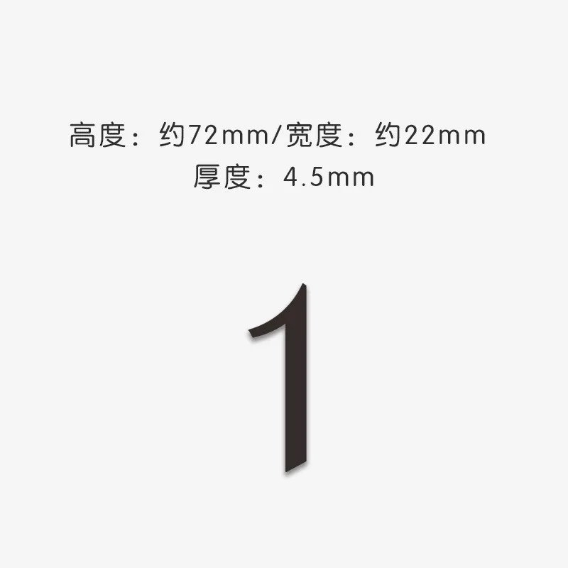House Number Signs 3D 7CM Self Adhesive Door Number House Number Digit Apartment Hotel Office Door Address Street Stickers Plate house number signs door signs house numbers number plate