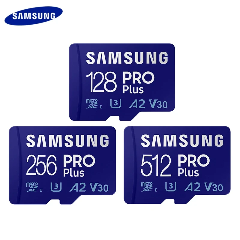 32gb memory card SAMSUNG Memory Card PRO Plus MicroSD Card 256GB 125GB 512GB 160MB/s C10 U3 V30 Microsd Micro SD SDXC 2021 New samsung memory card