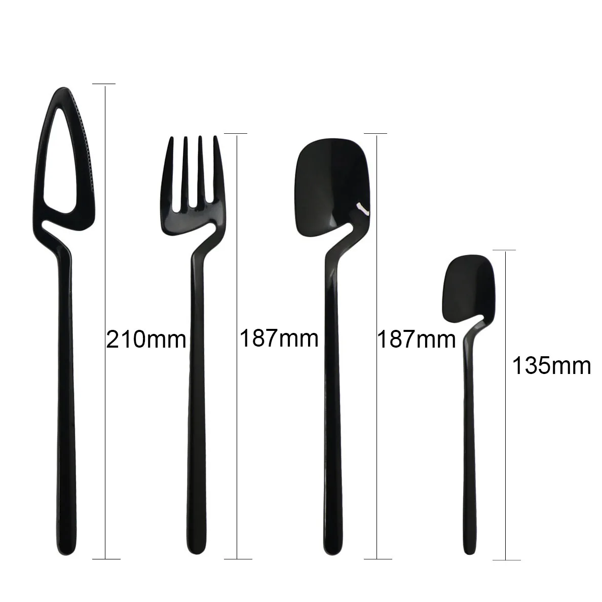 4Pcs  Flatware Ʈ ֹ  Ǭ ũ  ı Ʈ  ı Į  ̽ũ Ʈ  Ŀ 