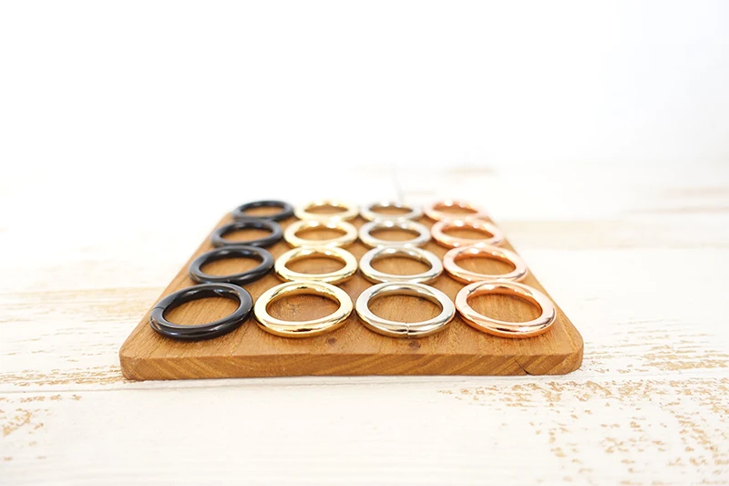 100pcs/lot Metal buckle for bag cat dog leash 20mm webbing o ring for backpack keychain diy accessory durable hardness 4 colours