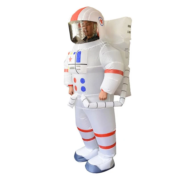 Unisex adulto astronauta Spaceman gonfiabile Chub-suit Costume tuta Cosplay  B36E