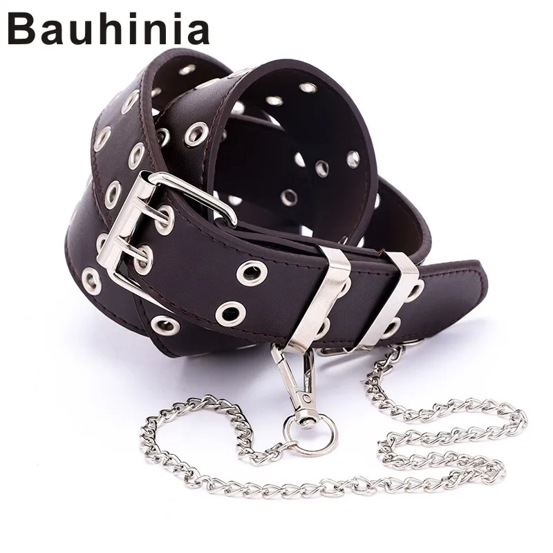 Bauhinia/Новый брендовый ремень в стиле панк с двойными выхлопными глазами длина 110