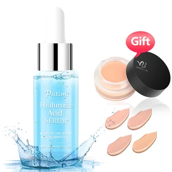 

PUTIMI Face Serum Hyaluronic Acid Essence Shrink Pores Anti Wrinkle Skin Moisturizing Cream for Face Care Whitening Face Cream
