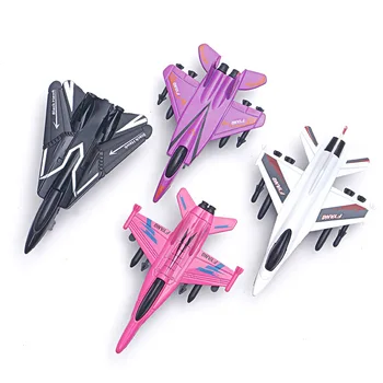 

4 Pcs/Set Mini Inertia Alloy fighter Model Toy Set Combination Simulation Aviation Mini Fighter Model Boys Toy Gifts