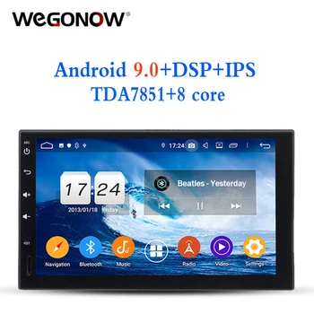 

2Din IPS Android 9.0 For universal Car multimedia Player 4GB RAM 32G ROM 8 Octa Core GPS map tape recorder Radio wifi Bluetooth