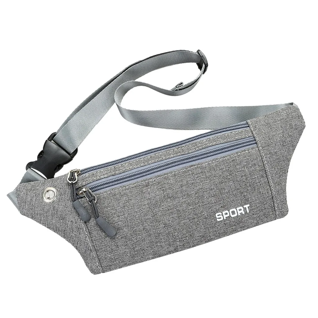 

Women Men Waist Bag Multi-function Pockets Outdoor Sport Leisure Messenger Waist Packs Belt Bag Phone Bags #BL5