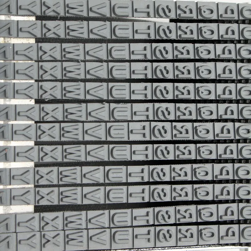 Горячая XD-многоцелевой 12 цифр Алфавит прокатки резиновый штамп английская буква номер выбивает Diy ролик для скрапбукинга канцелярские принадлежности