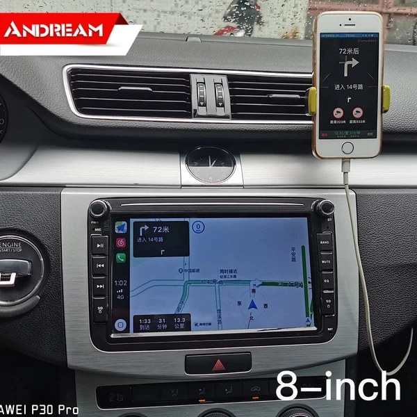 ЕС " 2 Din автомобиля стерео радио с VW CarPlay и Android авто для Volkswagen POLO PASSAT TOURAN Golf 5 6 Skoda Seat Leon B6