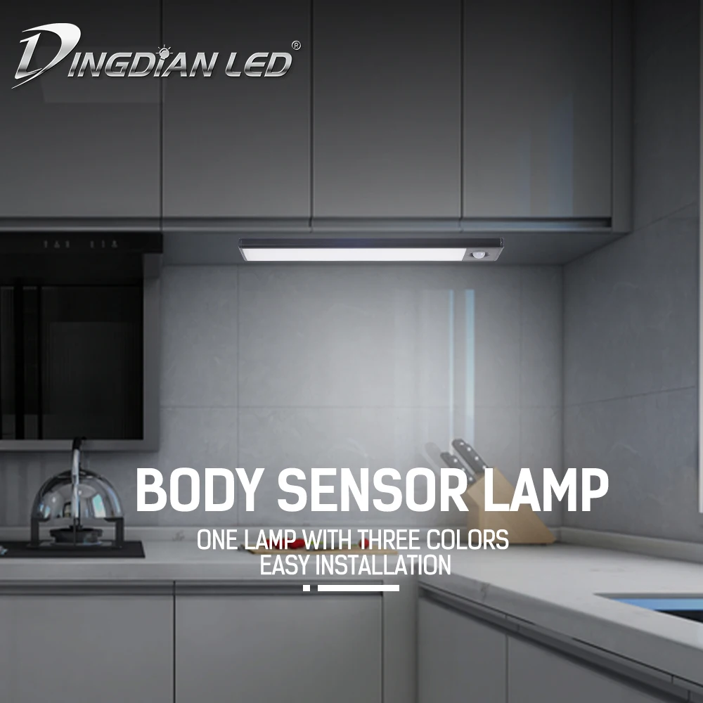 

USB Rechargeable Motion Sensor LED Wardrobe Light Strong Magnetic Night Light Body Sensor DC5V Desk Lamp White/Warm White 2W/3W